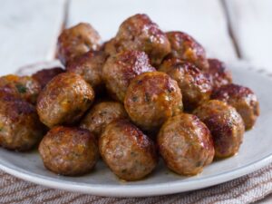 Meatballs Cooked 1 oz
