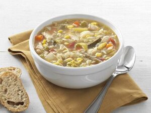 Chicken Vegetable with Rice Soup