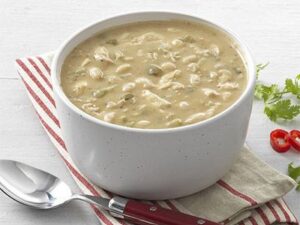 White Chicken Chili with Cilantro