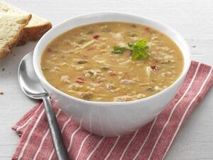 Thai Chicken Soup with Red Curry