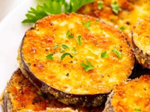 Battered Round Eggplant