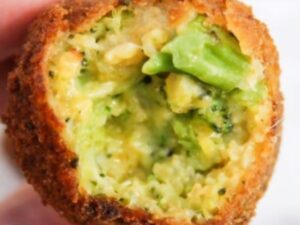 Breaded Broccoli and Cheddar Bites