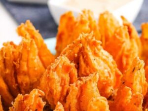 Onion Petal Tempura Battered Spicy