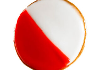 Red and White Cookie